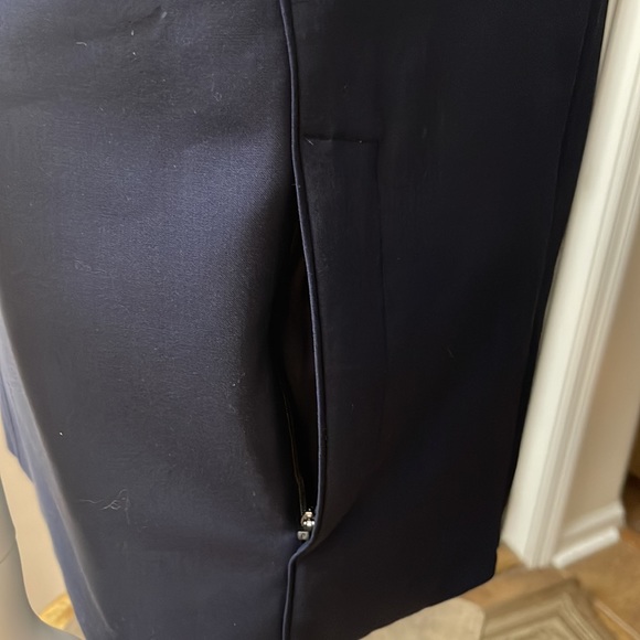 Hart Schaffner Marx REVERSIBLE Navy Tech Wool Performance Full Zip Vest - Picture 5 of 12